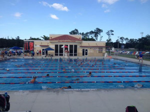 TKA's Full Page Aquatic Center - Warming Up Before the Meet