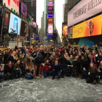 TKA performing arts students in Times Square