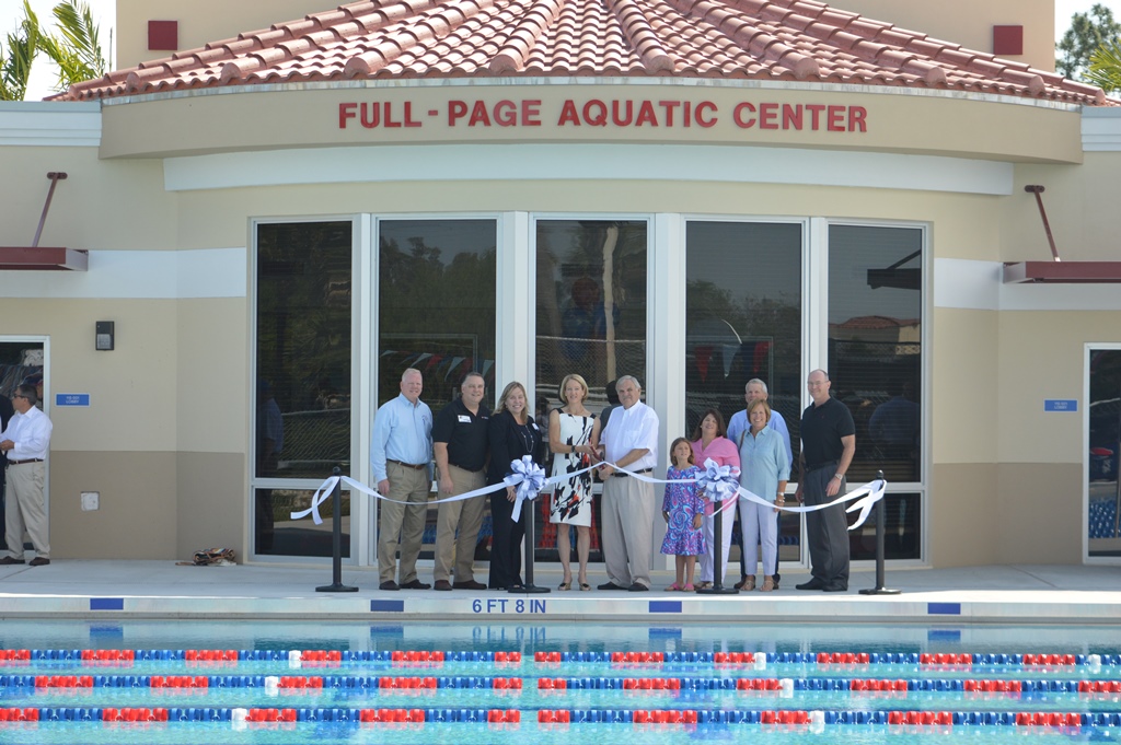 Aquatic Center Ribbon Cutting