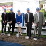 Administration at the groundbreaking for the Center for Performing Arts