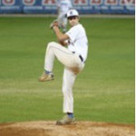 TKA pitcher throwing baseball